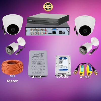 Dahua 8CH XVR 4pcs 2MP camera package_img_0