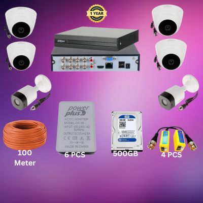 Dahua 8CH XVR 6pcs 2MP camera package_img_0
