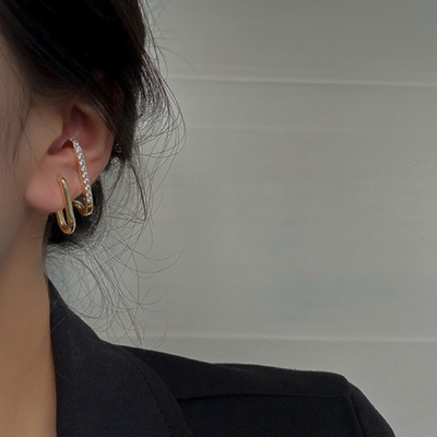 Golden stone earring_img_1