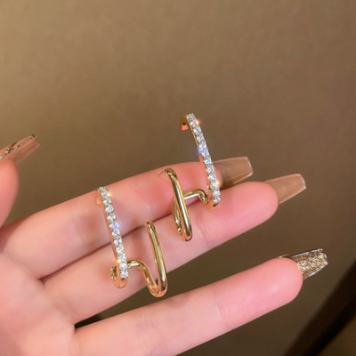 Golden stone earring_img_2