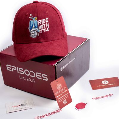 Episodes Ride with Style Maroon Suede Cap_img_1