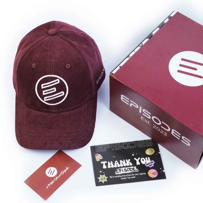 Episodes Burgundy Corduroy Cap_img_5