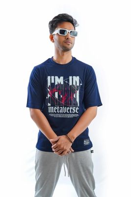 METAVERSE NAVY BLUE LONG SLEEVE TEES_img_1