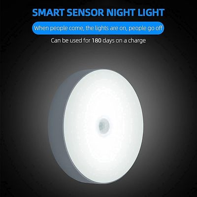 Wireless Motion Sensor Led Wall Night Light With Usb Charging Stick Lamp_img_1