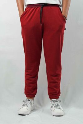 Maroon Essential Joggers_img_1
