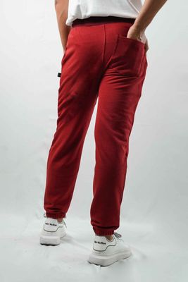 Maroon Essential Joggers_img_2