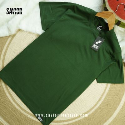 Forest Olive Premium Half Sleeve T-Shirt – 180 GSM Unisex_img_0