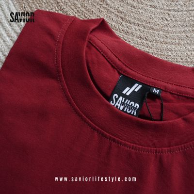 Maroon Premium Half Sleeve T-Shirt – 180 GSM Unisex_img_3