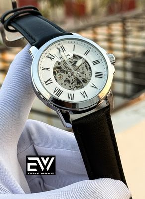 FOSSIL AUTOMATIC WHITE DIAL BLAKC DIAL_img_0