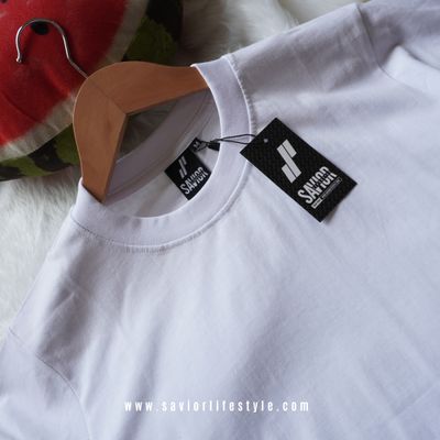 White Premium Half Sleeve T-Shirt – 180 GSM Cotton_img_1
