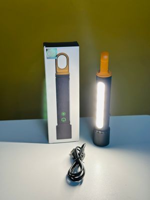 GearUP K57 PRO Rechargeable High Power Flashlight + Large COB Light with 3500mAh Lithium Battery_img_1