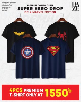 SH43 Super Hero Combo T-shirt_img_0