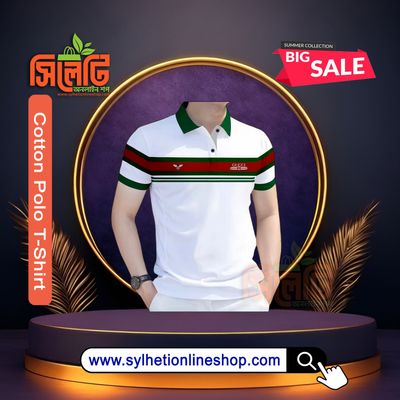 Polo Cotton T-Shirt (Gucci) For Men's_img_0