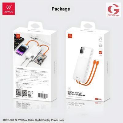 XUNDD XDPB-001 22.5W 10000MAH DIGITAL DISPLAY FAST CHARGING POWER BANK_img_2