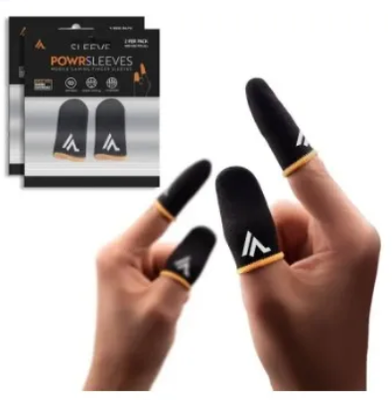 Mobile Finger Sleeve/Press Trigger Game Controller Sweatproof Gloves for Mobile Gaming / Finger Sleeves 4Pcs (2 pair)_img_0