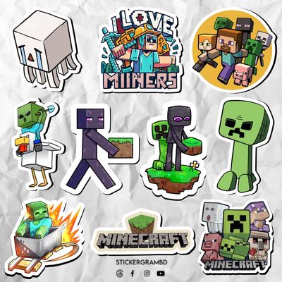 Minecraft Sticker Set_img_0