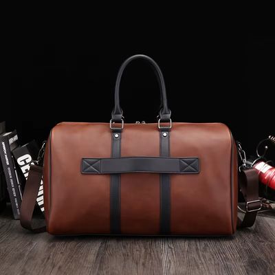 Men’s Large Leather Crossbody Travel Bag – Big Capacity Weekend Tote & Carry-On Duffel_img_3