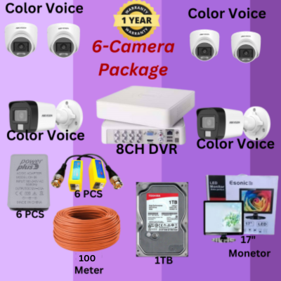 06 pcs 2MP hikvision cctv camera package_img_0