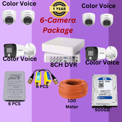 06 pcs 2MP hikvision cctv camera package_img_0