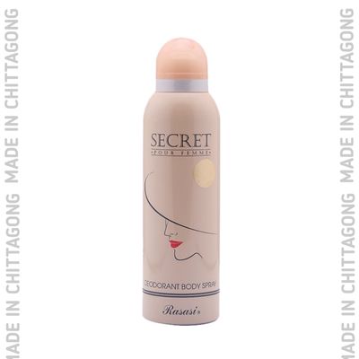 Rasasi Secret Deodorant Body Spray For Women 200ml_img_1