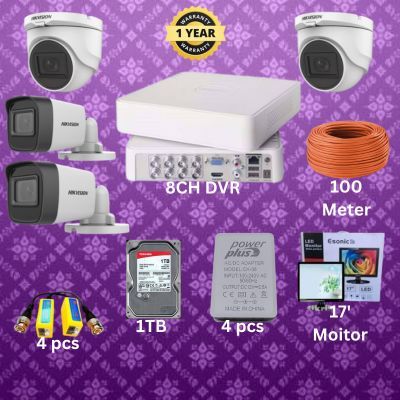 04 pcs 2MP hikvision cctv camera package_img_0
