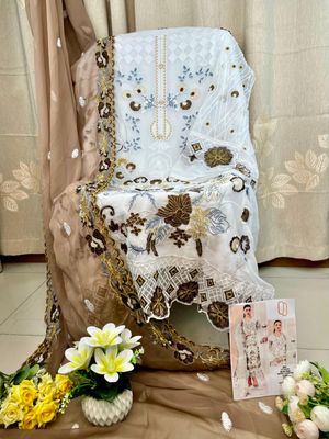 Semi –Embroidery & Sequence Work Party dress_img_5