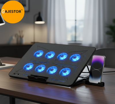 Rapoo CF300 High-Efficiency Laptop Cooling Pad – Black_img_0