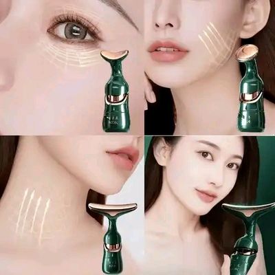 3 In 1 Face Massager Neck Facial Eye Massage Introducer Rejuvenation Beauty Aging Anti Microcurrent Skin Care Device._img_5