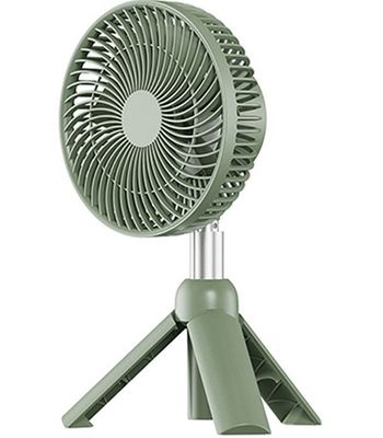 AZEADA PD-F27 Rechargeable Fan with Tripod Stand- Green Color_img_0