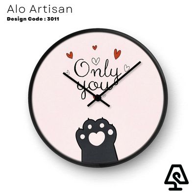 Only You Cat Paw Clock_img_0