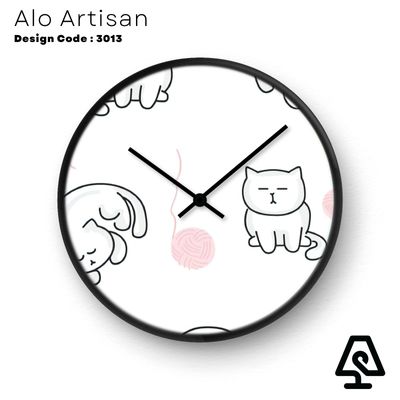 Lazy Kitty Wall Clock_img_0
