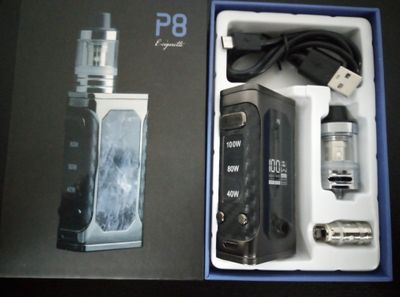 International PRC product high performing Vape E cigarette Pod Kit Empty Vape Tank Starter Kit P8 100w - 1 piece_img_3