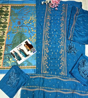 Embroidery Unstitch Dress 💙_img_4