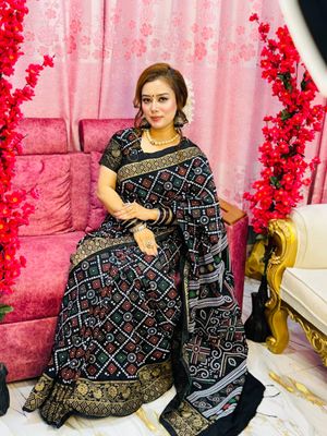 Dhupian Silk Sharee with Blaus Piece_img_0