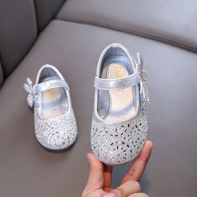 Kids Girls Pearl Rhinestones Princess Baby Korean Shoes (1.5 years - 5.5 years)_img_2