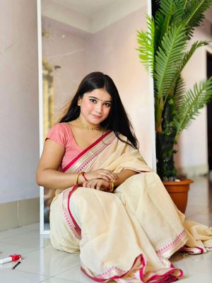 Handloom off white saree_img_0