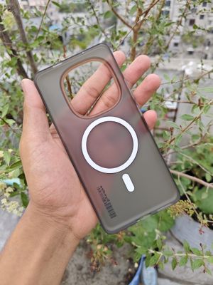 IQOO13 magnetic ring frosted anti-fall semi transparent hard cover_img_4