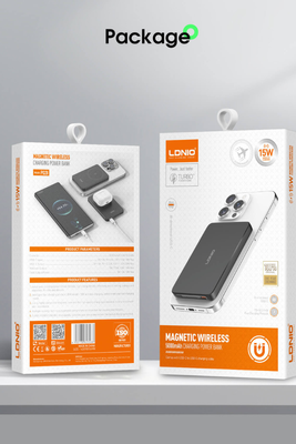 15W Wireless Power Bank – 5000mAh Mini Charger_img_2