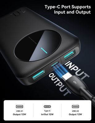 JOYROOM JR-PBF12 2.4A LED Power Bank 22.5W 10000mAh_img_2