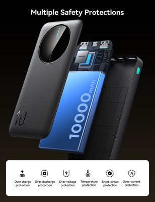 JOYROOM JR-PBF12 2.4A LED Power Bank 22.5W 10000mAh_img_6