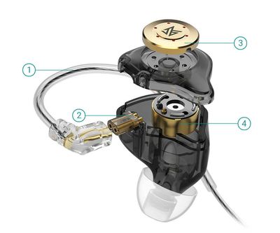 KZ EDX Pro In-Ear Earphone - 3.5mm_img_3
