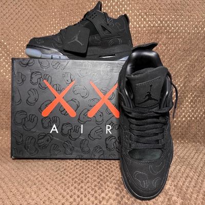Kaws X Jordan 4 Retro Black (1:1)_img_2