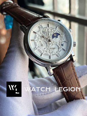 PATEK BROWN BELT F.S, SPIDER WHITE DIAL_img_0