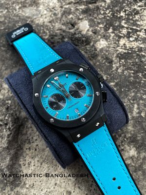 HUBLOT CLASSIC FUSION BLACK CASE TIFFANY BELT TIFFANY DIAL V2_img_0