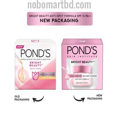 POND'S Bright Beauty Anti-Spot Serum Cream with Niacinamide and SPF 15 PA++, Fades Dark Spots_img_3