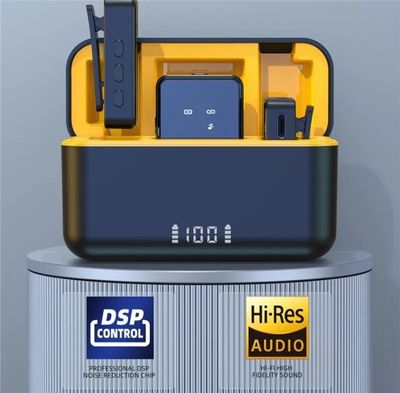 SX12 Lavalier Clip-On Wireless Microphone with Dual Microphones + Receiver_img_0