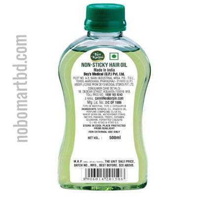 Keo Karpin Non Sticky Hair Oil with Olive Oil & Natural Vitamin E_img_1