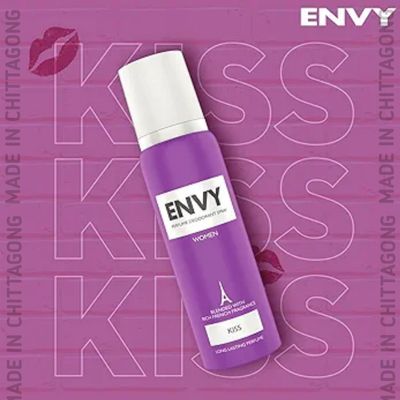 ENVY Kiss Deodorant - 120ML | Long Lasting Deo Perfume Spray For Women_img_1