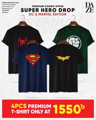 SH47 Super Hero Combo T-shirt_img_0