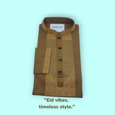 Buy Men's Exclusive Embroidery Panjabi - AltQart_img_4